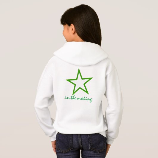 Für ein junges Mädchen, das ein Star im Making ist Hoodie (Schwarz voll)