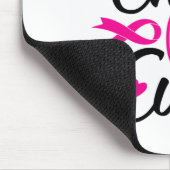 Für ein kuratives Brustkrebsbewusstsein Mousepad (Ecke)