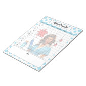 Für ein Leben - klinischer Zeitplan Notizblock (angewinkelt)