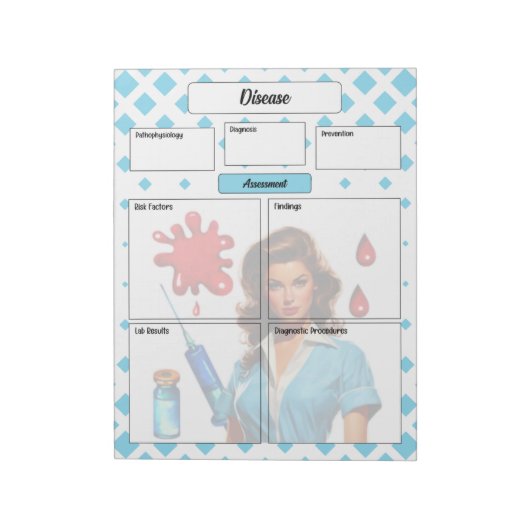 Für ein Leben _ Krankheitszeit 1 Notizblock (Rotiert)