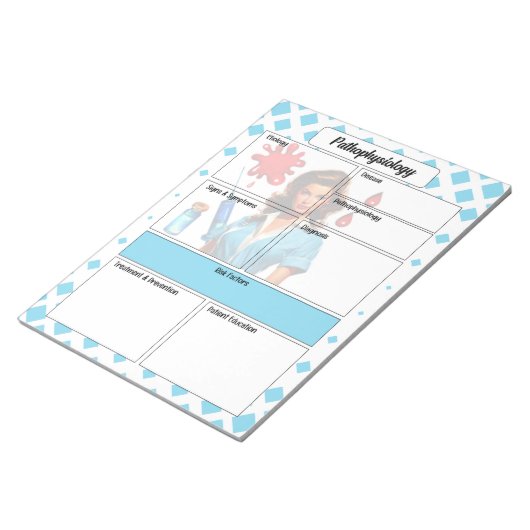 Für ein Leben _ Pathophysiologie Temp Notizblock (angewinkelt)