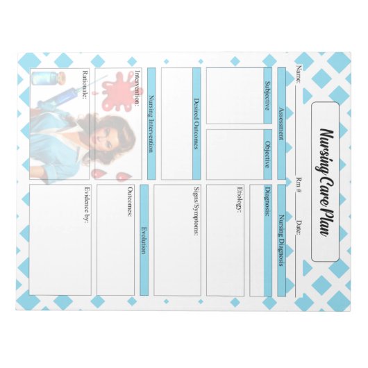 Für ein Leben _ Pflegeplan Notizblock (Vorderseite)