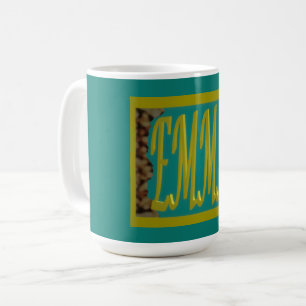 FÜR EIN MÄDCHEN MIT DEM NAMEN EMMA MARINE BLUE PEB KAFFEETASSE