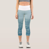 🌊 für ein modernes Design Capri Leggings (Vorderseite)