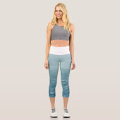 🌊 für ein modernes Design Capri Leggings (Vorderseite)