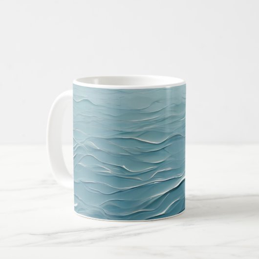 🌊 für ein modernes Design Kaffeetasse (Vorderseite Links)