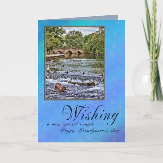 Für ein Paar am Großeltertag Karte (Vorderseite)