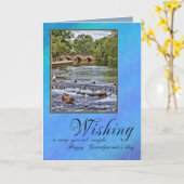 Für ein Paar am Großeltertag Karte (Gelbe Blume)