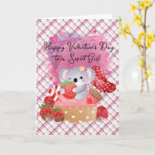 Für ein süßes Mädchen Karte (Gelbe Blume)