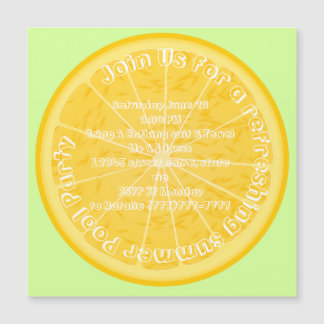 für eine erfrischende... magneteinladung