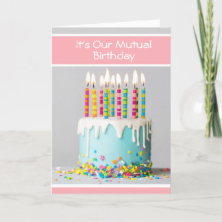 Für eine Geburtstagskarte Karte