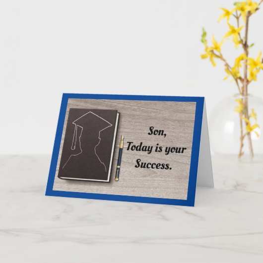 Für eine gesunde Abschluss geklappte Grußkarte Karte (Gelbe Blume)