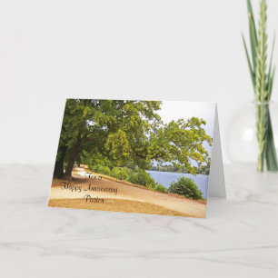 Für eine glückliche Jubiläumspastor FaltedGrußkart Karte