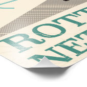 Für eine herrliche Pause! Rotterdam, Niederlande Fotodruck (Ecke)