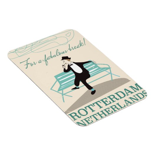 Für eine herrliche Pause! Rotterdam, Niederlande Magnet (Rechte Seite)