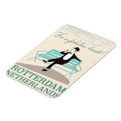 Für eine herrliche Pause! Rotterdam, Niederlande Magnet (Linke Seite)