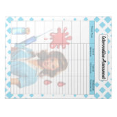 Für eine Lebendbewertung Notizblock (Vorderseite)