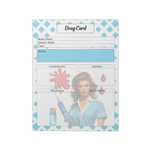 Für eine lebende _Drogenkarte Notizblock (Rotiert)