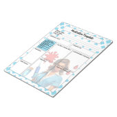 Für eine lebende _ Medikationsvorlage Notizblock (angewinkelt)