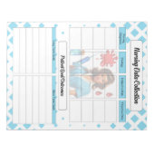 Für eine lebende _ Pflege von Daten Notizblock (Vorderseite)