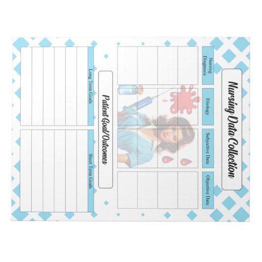 Für eine lebende _ Pflege von Daten Notizblock (Vorderseite)