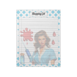 Für eine lebenslange _ Einkaufsliste Notizblock