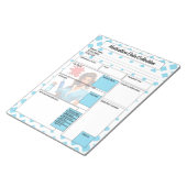 Für eine lebenslange _ Sammlung von Medikationsdat Notizblock (angewinkelt)