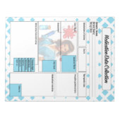 Für eine lebenslange _ Sammlung von Medikationsdat Notizblock (Vorderseite)