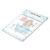 Für eine Lebensplanung mit einem Konzept Notizblock (angewinkelt)