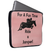 Für eine lustige Zeit, reiten Sie einen Jumper Laptopschutzhülle (Vorne Rechts)