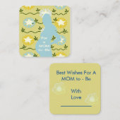 Für eine Mama Mitteilungskarte (Vorne/Hinten)