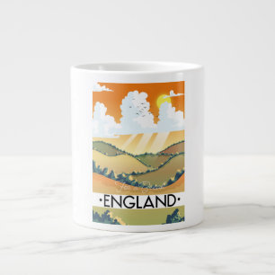 Für eine Pause England Jumbo-Tasse