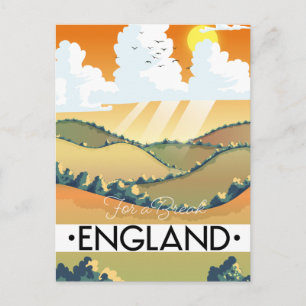 Für eine Pause in England Postkarte
