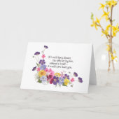 Für eine Schwiegertochter Karte (Gelbe Blume)