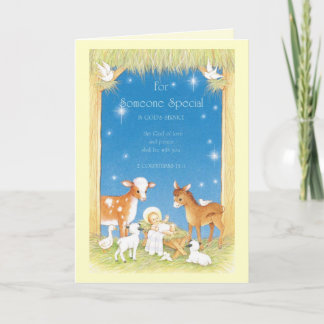 Für eine Sonderaktion Feiertagskarte