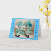 FÜR EINE "TWIN"-GEBURTSKARTE KARTE (Gelbe Blume)