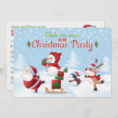 Für eine Weihnachts-Party Einladung vorbei fahren (Vorne/Hinten)