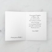 Für eine wunderbare Grand Daughter Karte (Innenseite)