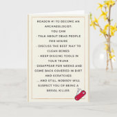 Für einen Archäologen Karte (Gelbe Blume)