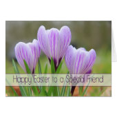 Für einen besonderen Freund Happy Oaster Lila Croc (Vorderseite (Horizontal))