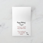 Für einen besonderen Freund Pink Rote Rosen Geburt Karte (Innenseite)