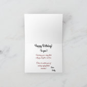 Für einen besonderen Freund rosa gelbe Rosen Gebur Karte (Innenseite)