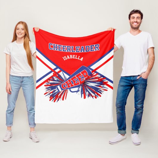 Für einen Chef 📣 - Blau, Weiß und Rot 2 Fleecedecke (Beispiel)