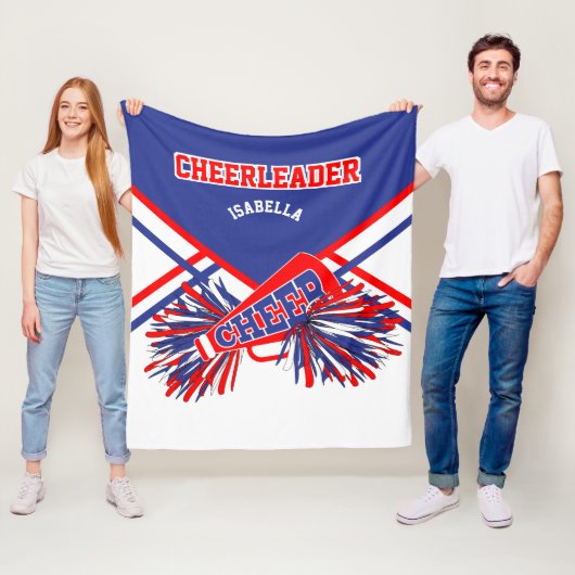 Für einen Chef 📣 - Blau, Weiß und Rot 2 Fleecedecke (Beispiel)