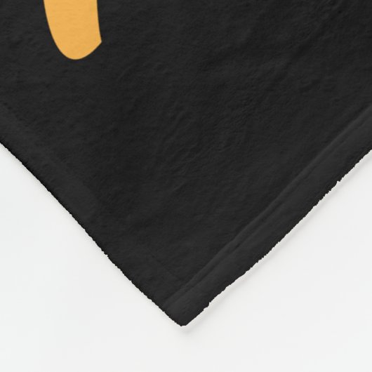 Für einen Chef 📣 - Weiß, Gold und Schwarz Fleecedecke (Ecke)