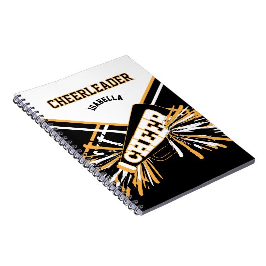 Für einen Chef - Weiß, Gold und Schwarz Notizblock (Rechte Seite)