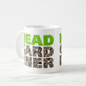 Für einen, der gerne Gärtnern mag. Head Gardener Kaffeetasse (Vorderseite Links)