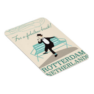 Für einen fantastischen Urlaub! Rotterdam, Niederl Magnet