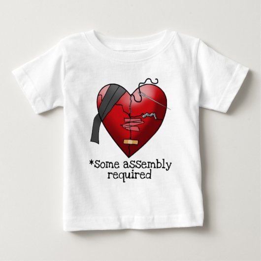 Für einen Gelenkkarosserieanzug benötigte Assembly Baby T-shirt (Vorderseite)