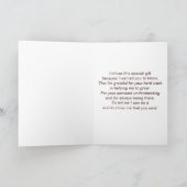 FÜR EINEN GROSSEN LEHRER DANKESKARTE (Innenseite)